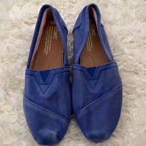 NWOT Toms Alpargata Faded Blue Slip On, 6